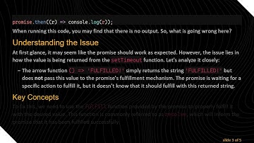 Understanding the Promise in JavaScript: Fixing a Fulfillment Issue