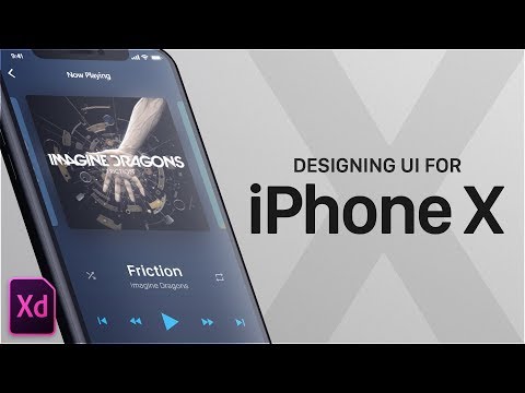 How to Design UI for the iPhone X - Adobe XD CC 2018 Tutorial