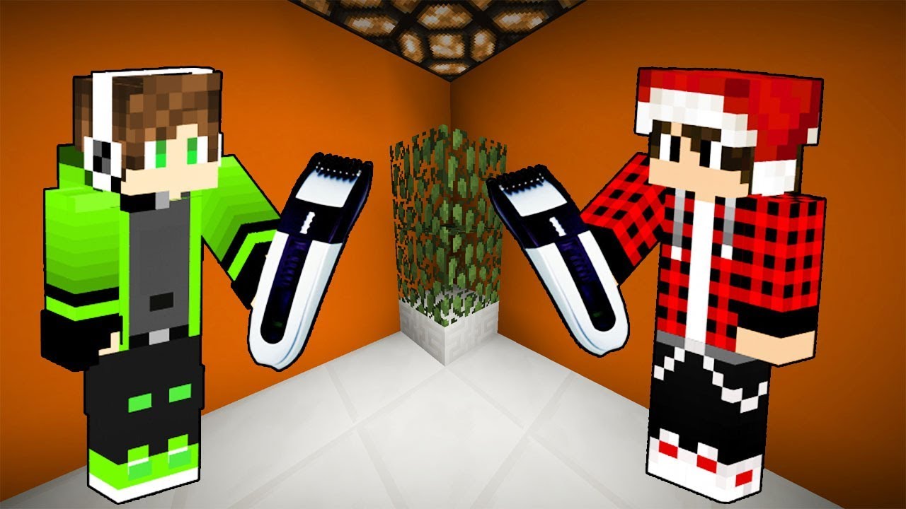 ماين كرافت : تحدي والخسران يحلق اصلع ؟!!