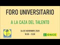 FORO UNIVERSITARIO. 24 de noviembre de 2020