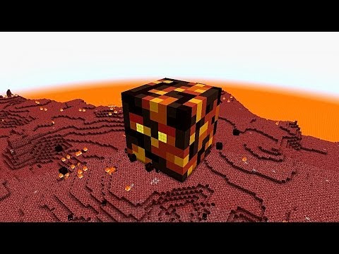 Minecraft - Giant Magma Cube explodes - YouTube