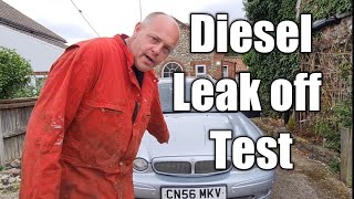 How to do Diesel leak off test and what is it?