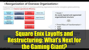 Square Enix Layoffs and Restructuring: What