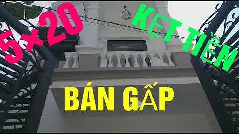 Bán nhà đất Hóc Môn 2020 ✅ BÁN GẤP CĂN NHÀ 5 ×20 SHR ĐƯỜNG PHAN VĂN HỚN