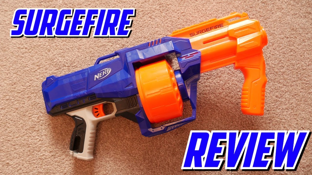 Nerf N-Strike Elite SurgeFire Blaster Blue And Orange  - Best Buy