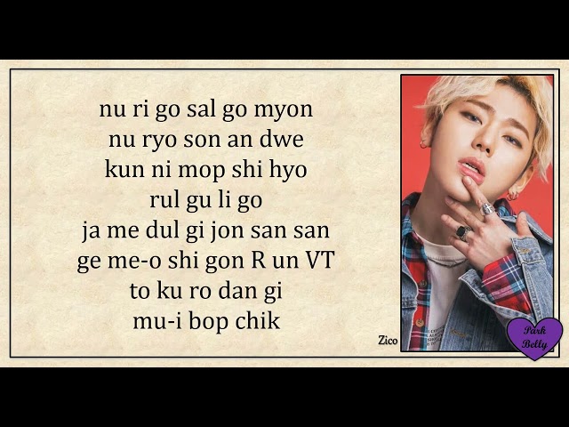 Mino ft. Zico - Okey Dokey (easy lyrics) class=