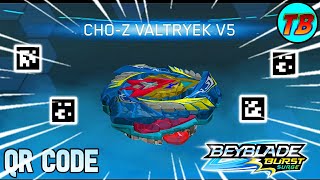 Valtyrek V5 + Other Valtyrek QR CODE BEYBLADE BURST TURBO APP !! 