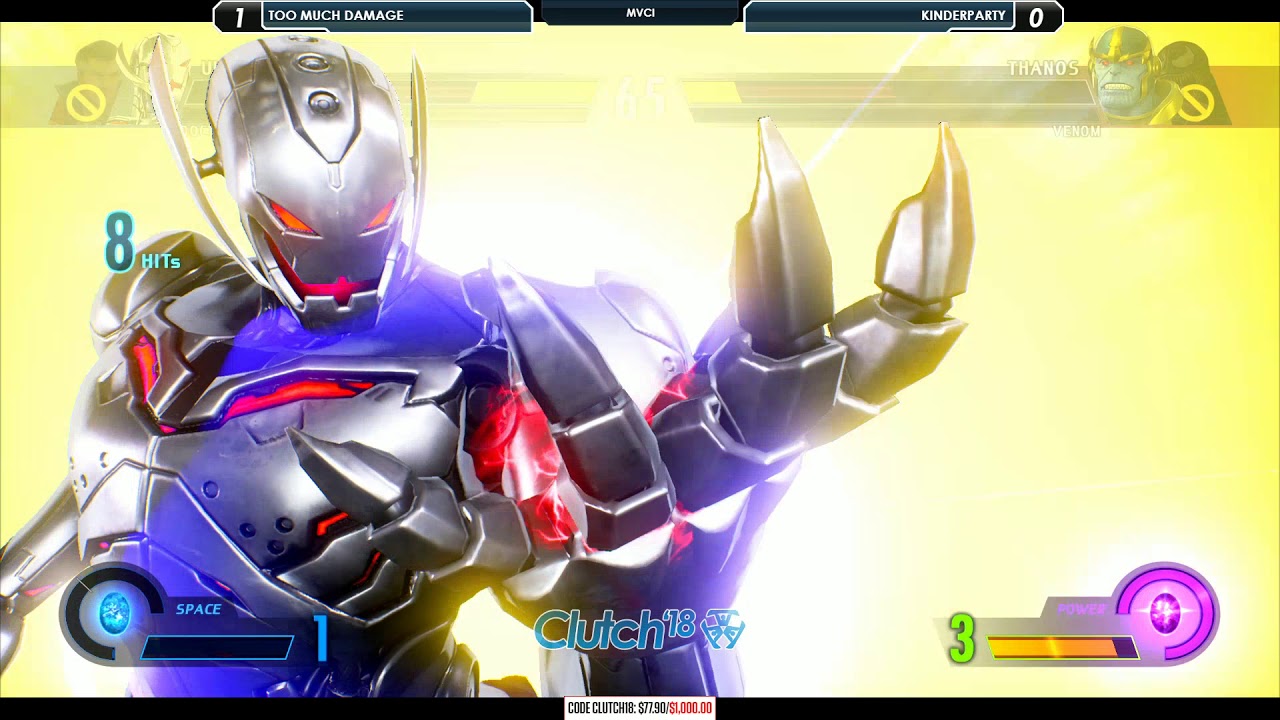 Clutch 2018 - MVCI Tournament - TooMuchDamage vs Kinderparty [1080p/60fps]