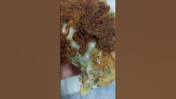 scallion bread with mayonaise and pork floss toppings #shorts #youtubeshorts #asmr #viral