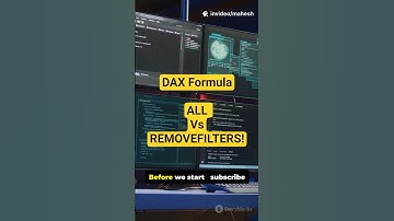 ALL vs REMOVEFILTERS in DAX 🔥 | Power BI DAX Explained in 30 Seconds!