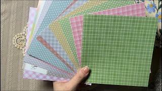 Cute Scrapbook Papers 🌷 | Pretty Journaling Supplies #asmr #scrapbooking  screenshot 3