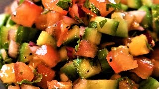 How To Make Persian Salad Shirazi