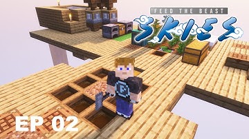 FTB Skies EP 02 - Water Wheel Automation!