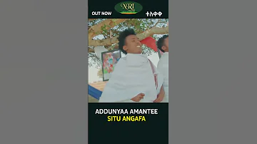 Addunyaa Amantee Situ Angafa New Ethiopian Oromo Music Video 2023 