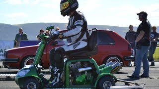 GUINNESS WORLD RECORD! Fastest MOBILITY SCOOTER! Speed RECORD! 107MPH!1/4 mile