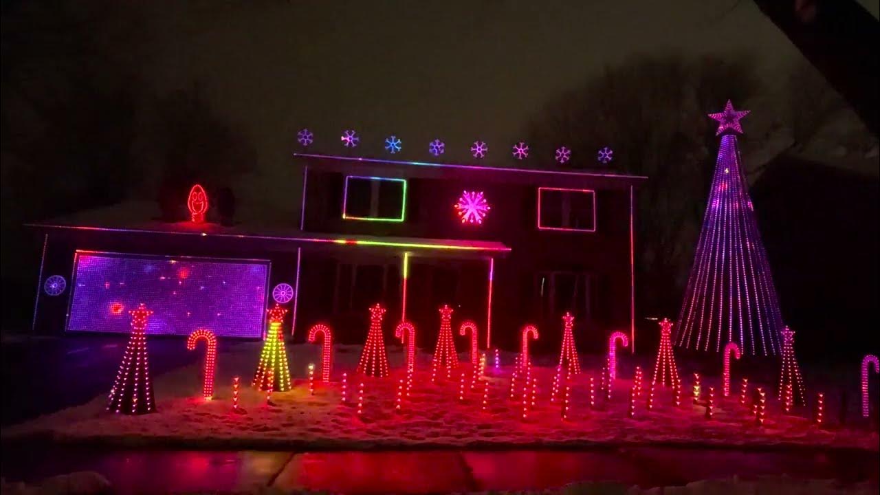 Blinding Lights by The Weeknd LED Pixel Light Show in Naperville