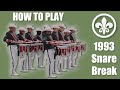 Madison Scouts 1993 snare solo breakdown