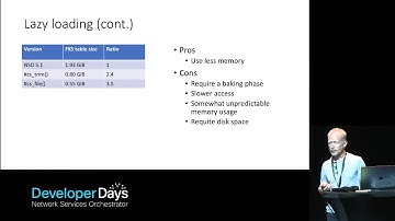 NSO Developer Days 2019: Performance Improvements