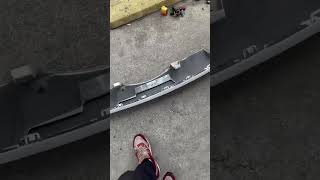 Dodge Durango rear bumper diffuser changed #moparfamily #srtaddicts #dodgedurango #durangosrt