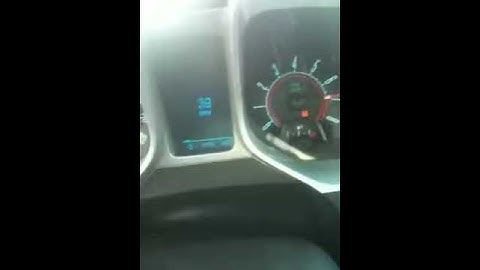 2011 V6 Camaro Muffler Delete (Inside Vehicle)