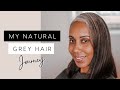 How to go grey gracefully  embracing my grey hair  transitioning to grey hair confidently