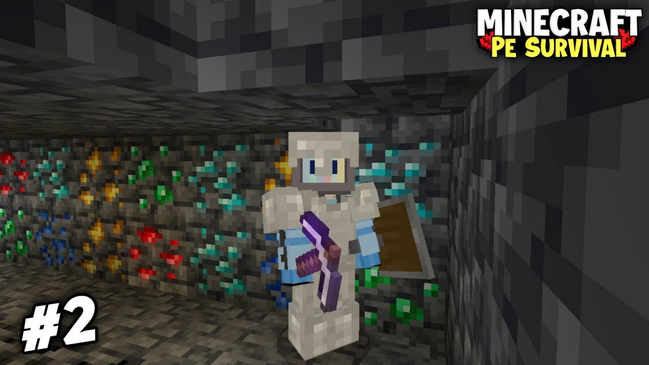I Found A Lot Of Diamonds And Emeralds 😍 || Minecraft Pe Survival ...