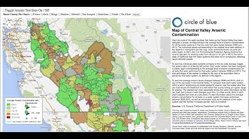 Circle of Blue California water data - Google Fusion Tables video tour