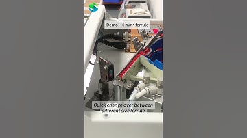 0.5-16 mm² Insulated cord end ferrule crimping machine with stripping and twisting  #wireharness