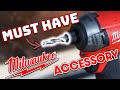 MILWAUKEE TOOL ACCESSORY MAKES INTIMIDATING JOBS LOOK EASY! (must have)