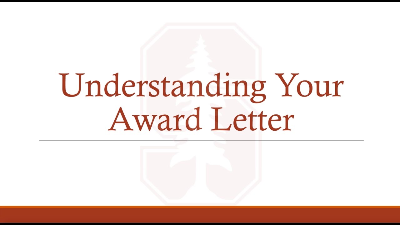 understanding your award letter youtube uic award letter