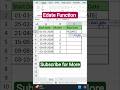 How to Use Edate Function 🔥 || Excel short video #reels #feedshorts #shorts #shortsvideo #exceltips