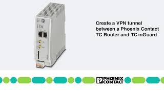 Create a VPN tunnel between a Phoenix Contact TC Router and TC mGuard screenshot 4