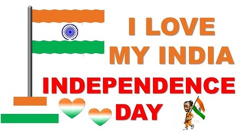 15 August Flag design in PowerPoint presentation// interactive Indian flag