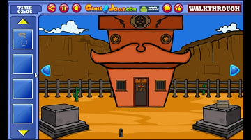 Cowboy Rescue From Desert Walkthrough - Games2Jolly