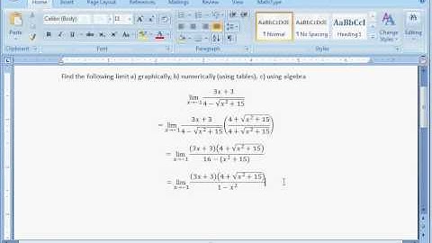Limit Finding Video - Part 3