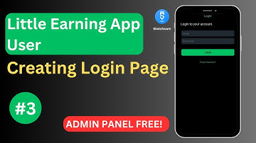 BUILD LOGIN PAGE LITTLE EARNING APP | SKETCHWARE | PART #3 | #html #css #coding