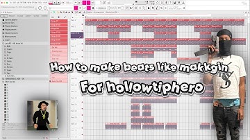 How to make beats like makkgin for Hollowtiphero (FL Studio Tutorial)(STEP BY STEP)