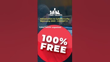 CyberTalents  - Introduction to Cybersecurity Bootcamp 2023 - Cohort 3