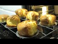 Pan SIN levadura NI amasado y con solo 3 ingredientes !! Popovers