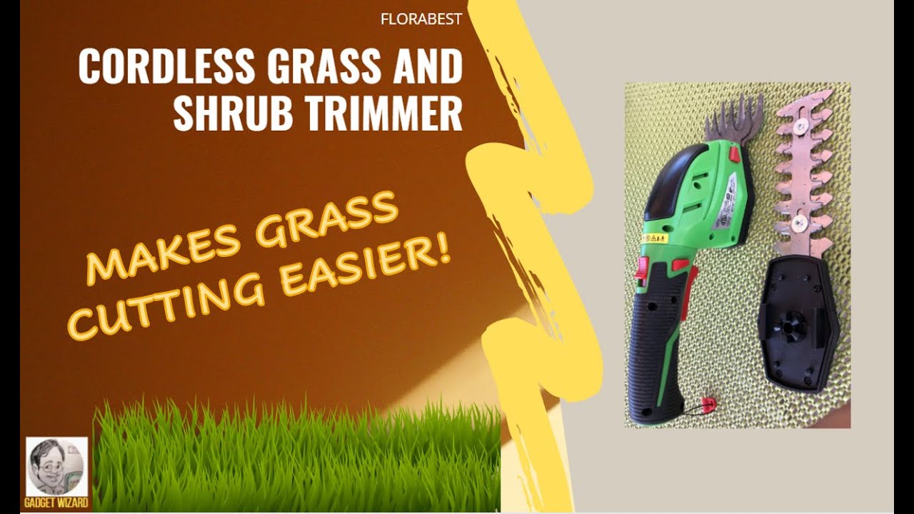 florabest cordless grass and shrub trimmer