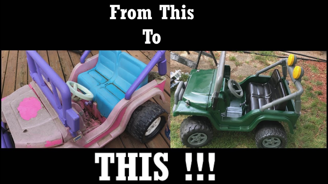 Power Wheels Restoration Jeep Creep