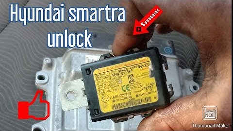 Hyundai cars smartra(immo)unlock tips/ haw to unlock smartra for hyundai car