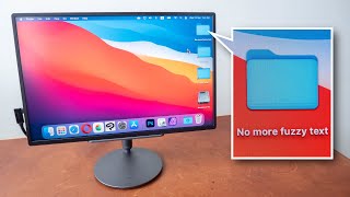 Fix for fuzzy text with MacOS UI scaling on external displays screenshot 5