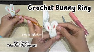 crochet bunny ring | crochet ring | crochet bunny ring | crochet finger ring | knitting ring