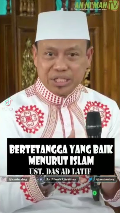 Bertetangga yang baik menurut islam✔ #masjidannimahcitragrancibubur #ceramah #kajian #annimahtv