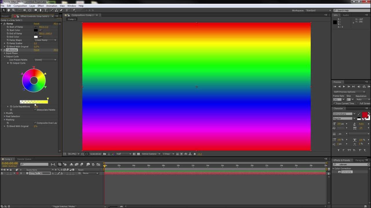 Колор в ае туториал. Фигуры в афтер эффект. Градиент в афтер эффект. Шкала градиент. Градиент в афтер эффект.