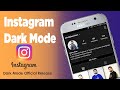 How to enable instagram dark mode on android