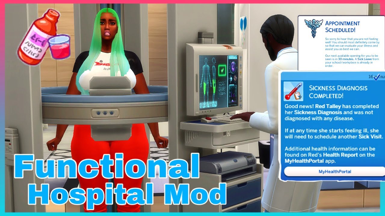 sims 4 travel to hospital mod