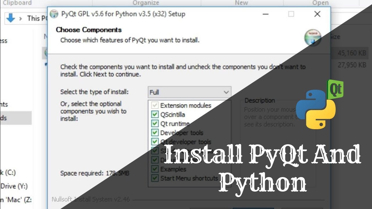 install pyqt5 on python 2.7