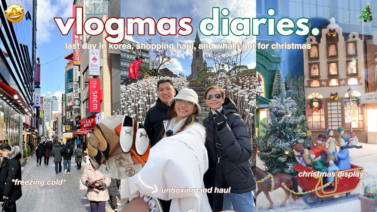 LAST DAY IN KOREA + CHRISTMAS HAUL | Vlogmas Ep. 6 🎄 - YouTube